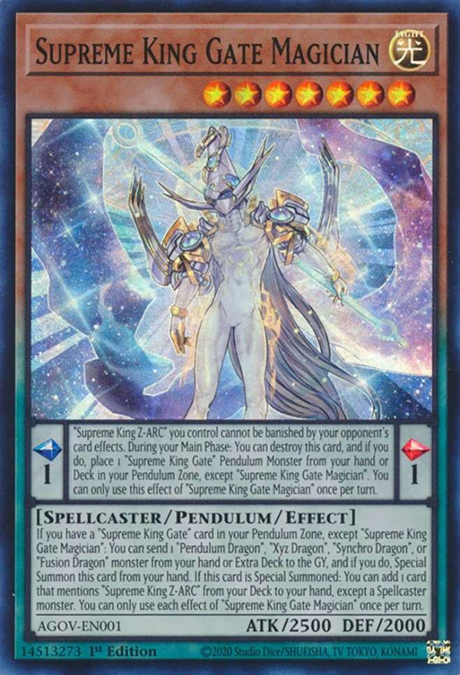Supreme King Gate Magician [AGOV-EN001] Super Rare | Total Play