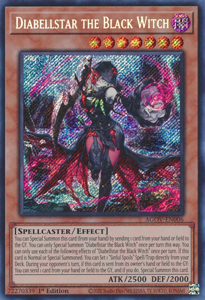 Diabellstar the Black Witch [AGOV-EN006] Secret Rare | Total Play