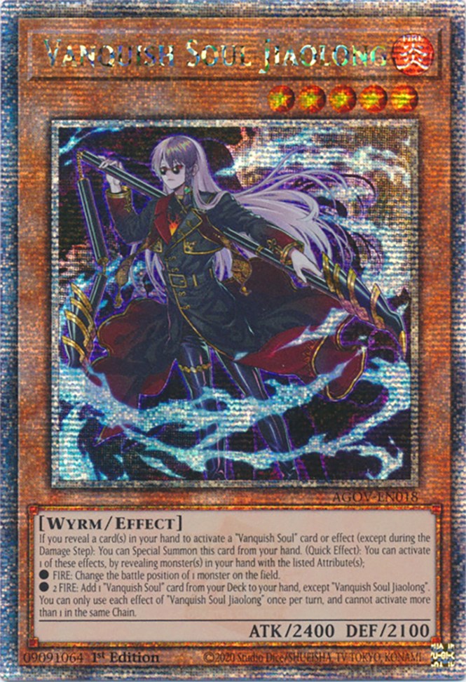 Vanquish Soul Jiaolong (Quarter Century Secret Rare) [AGOV-EN018] Quarter Century Secret Rare | Total Play