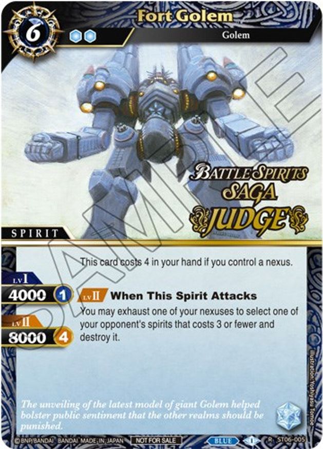 Fort Golem (Judge Pack Vol. 3) (ST06-005) [Launch & Event Promos] | Total Play