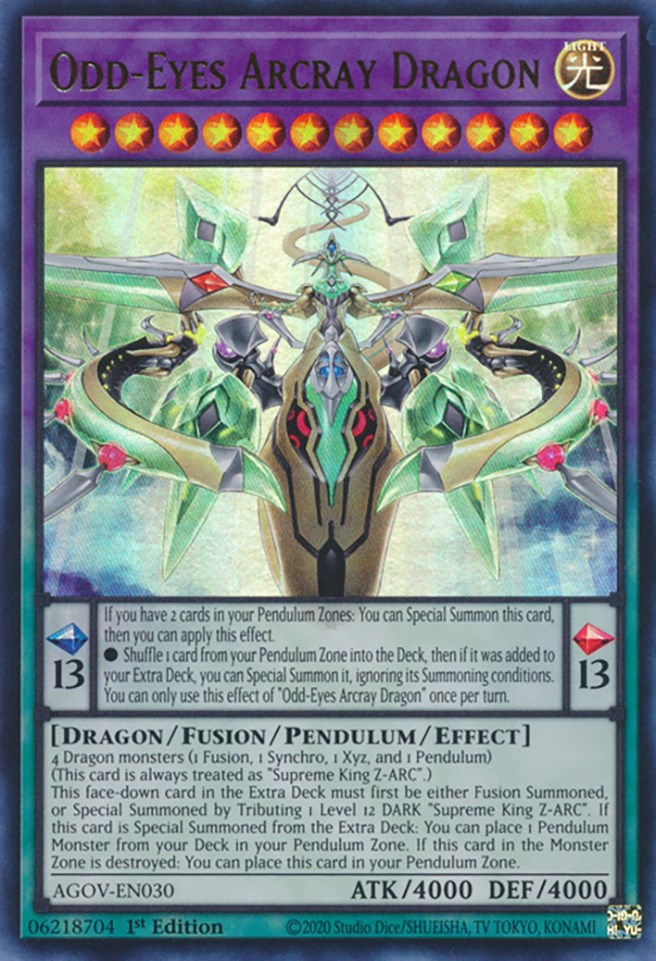 Odd-Eyes Arcray Dragon [AGOV-EN030] Ultra Rare | Total Play