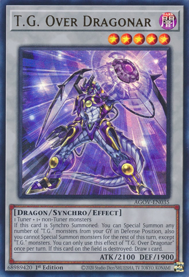 T.G. Over Dragonar [AGOV-EN035] Ultra Rare | Total Play