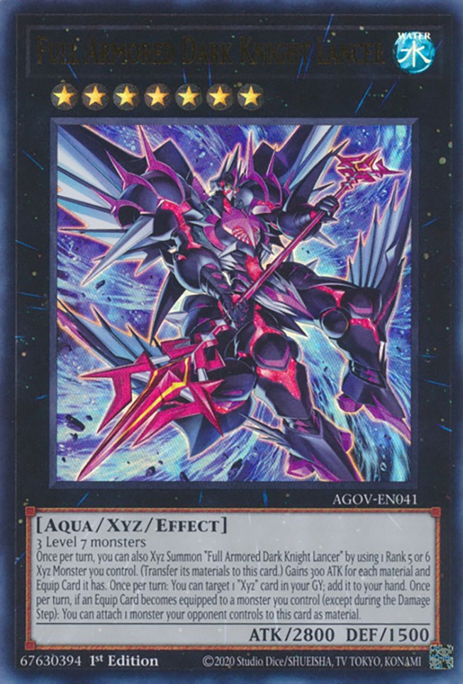 Full Armored Dark Knight Lancer [AGOV-EN041] Ultra Rare | Total Play