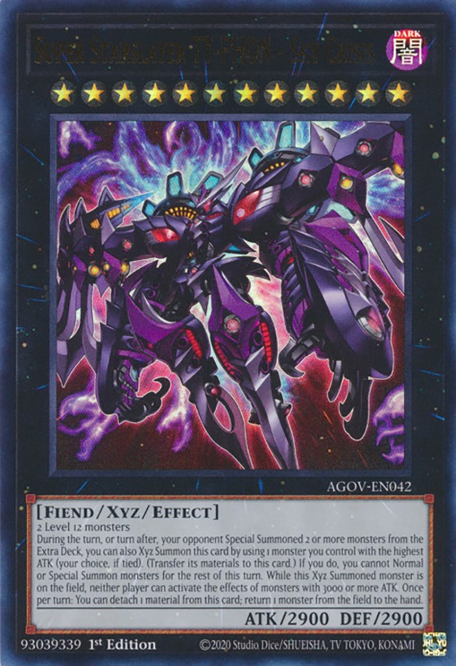 Super Starslayer TY-PHON - Sky Crisis [AGOV-EN042] Ultra Rare | Total Play