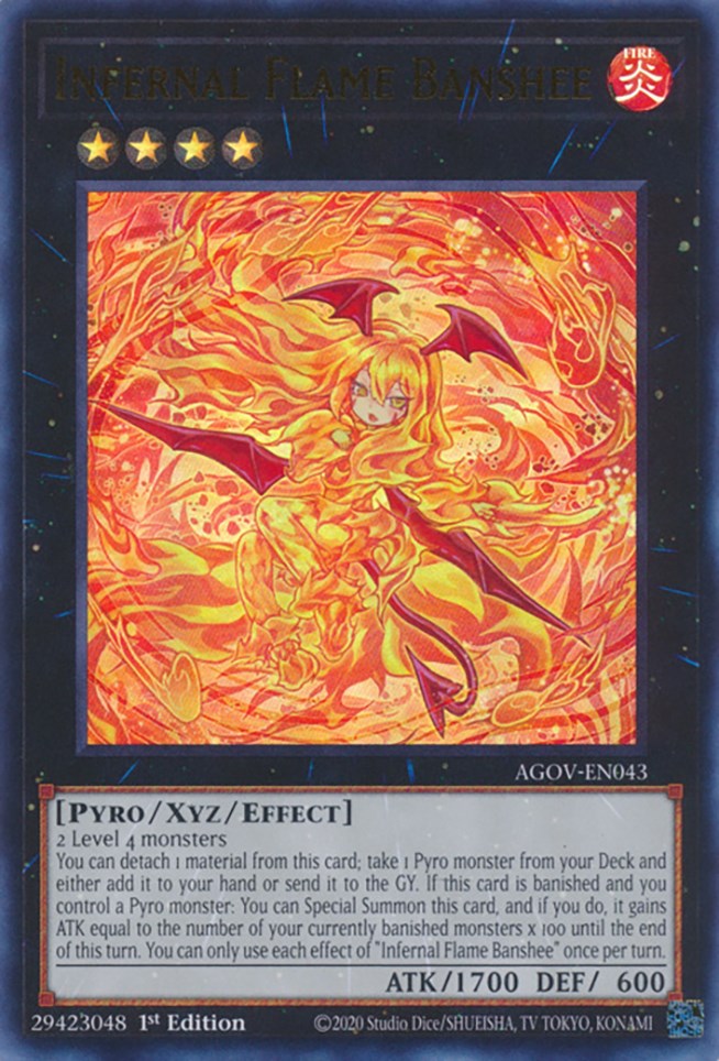 Infernal Flame Banshee [AGOV-EN043] Ultra Rare | Total Play
