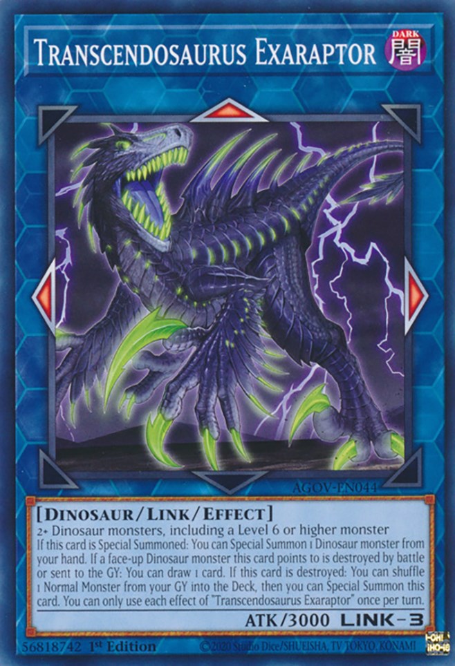 Transcendosaurus Exaraptor [AGOV-EN044] Common | Total Play