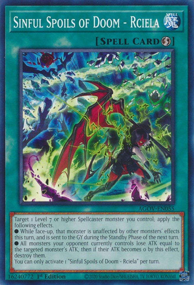 Sinful Spoils of Doom - Rciela [AGOV-EN055] Common | Total Play