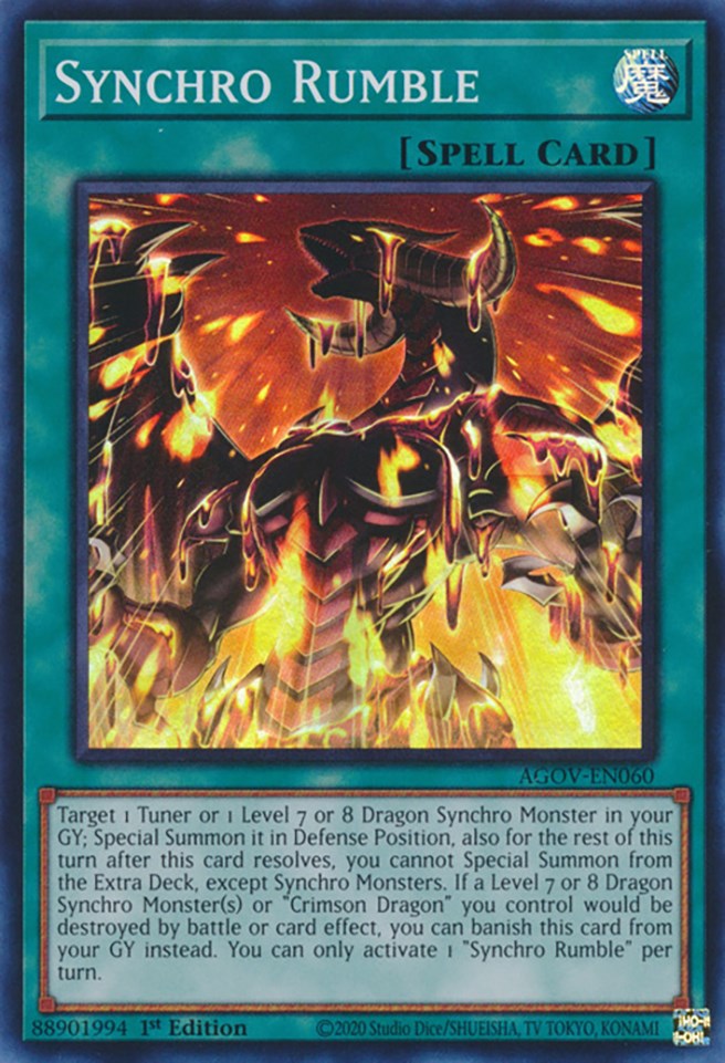 Synchro Rumble [AGOV-EN060] Super Rare | Total Play