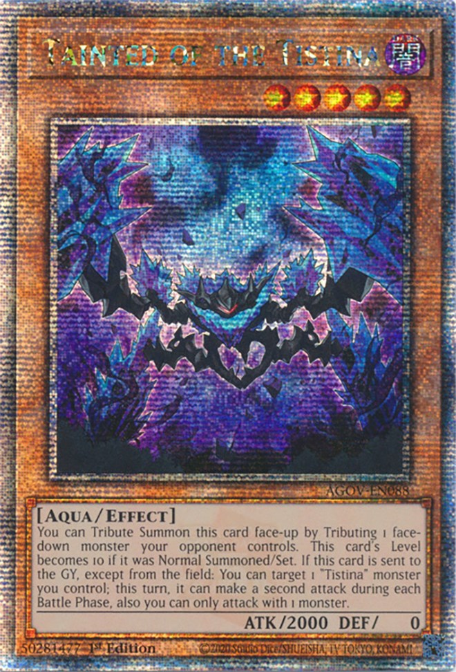 Tainted of the Tistina (Quarter Century Secret Rare) [AGOV-EN088] Quarter Century Secret Rare | Total Play
