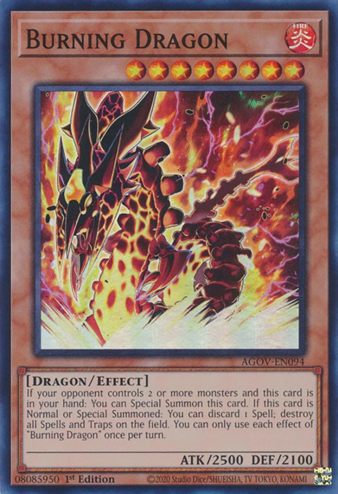 Burning Dragon [AGOV-EN094] Super Rare | Total Play