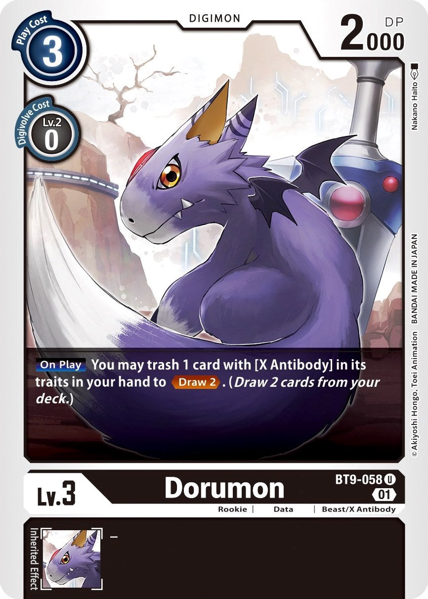 Dorumon [BT9-058] [X Record] | Total Play