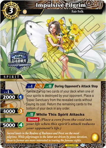 Impulsive Pilgrim (Championship Pack 2023 Vol. 3) (BSS03-038) [Launch & Event Promos] | Total Play