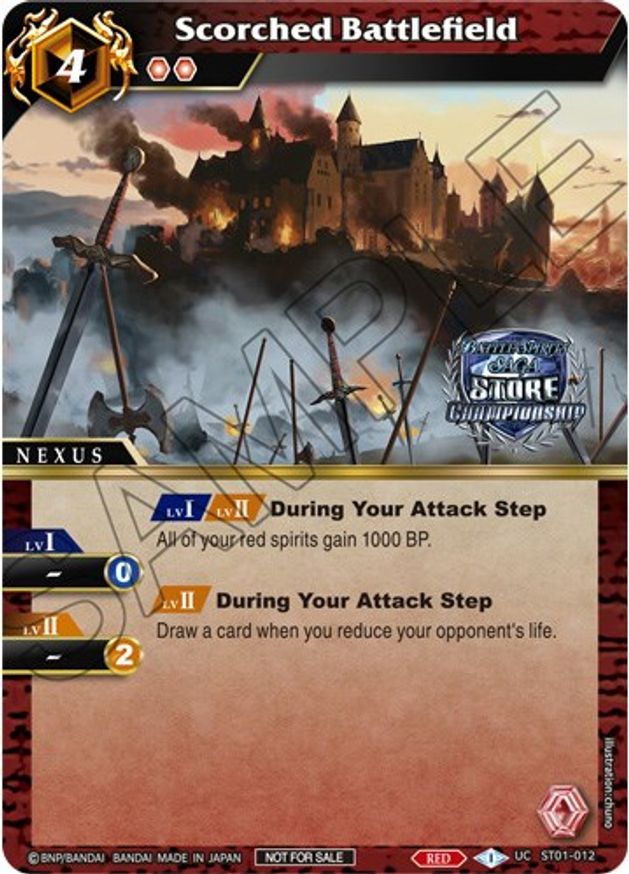Scorched Battlefield (Champion Card Set Vol. 3) (ST01-012) [Launch & Event Promos] | Total Play