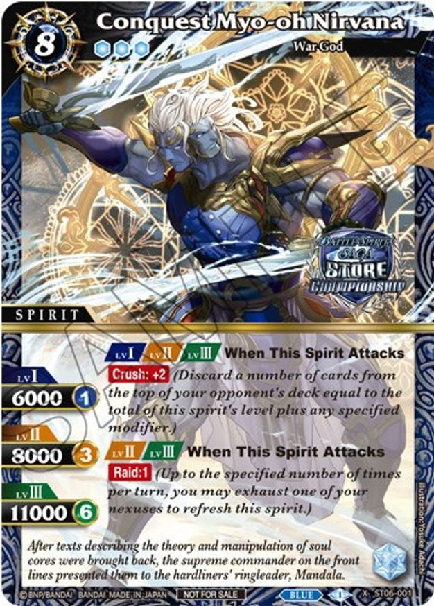Conquest Myo-oh Nirvana (Champion Card Set Vol. 3) (ST06-001) [Launch & Event Promos] | Total Play