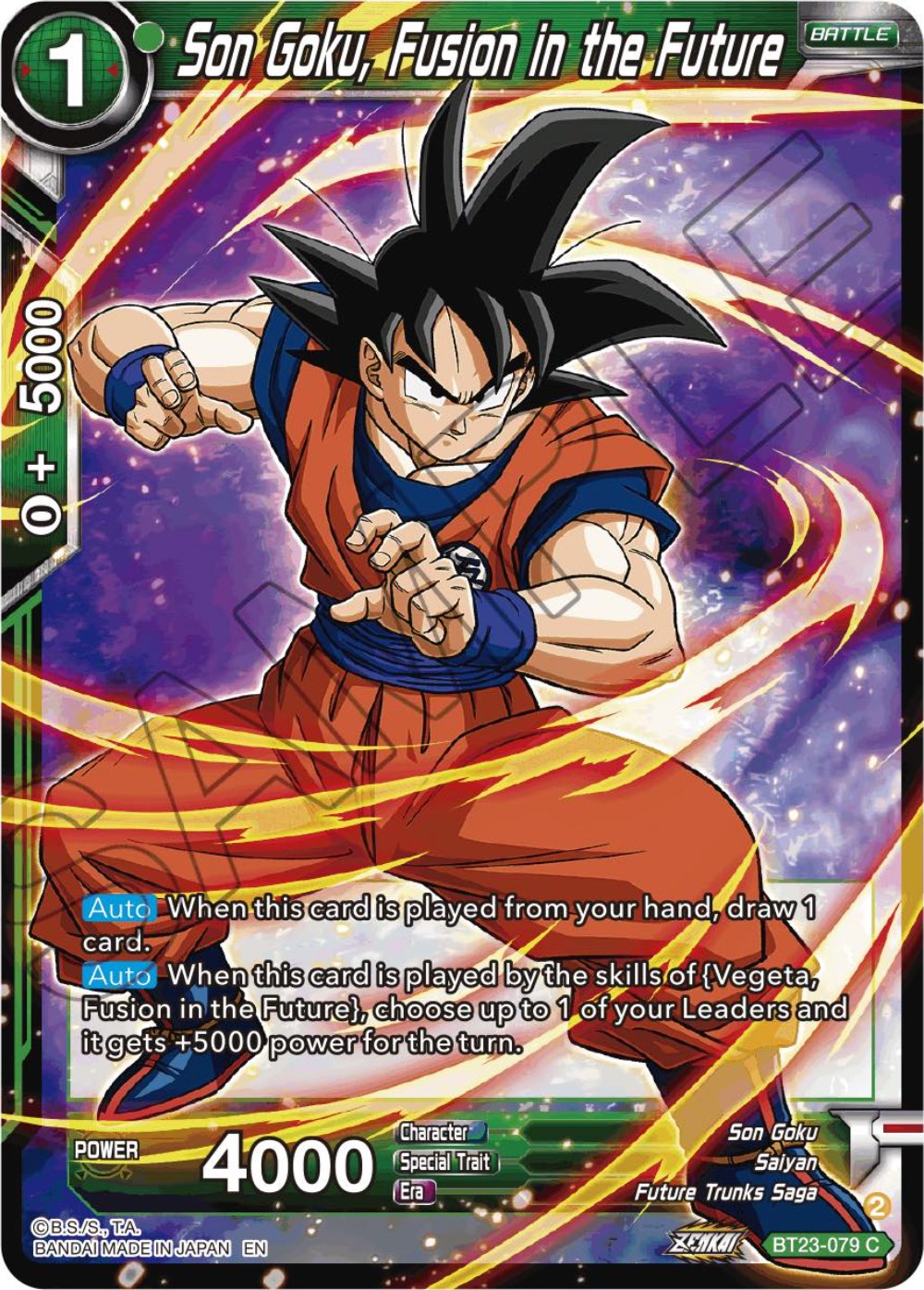 Son Goku, Fusion in the Future (BT23-079) [Perfect Combination] | Total Play