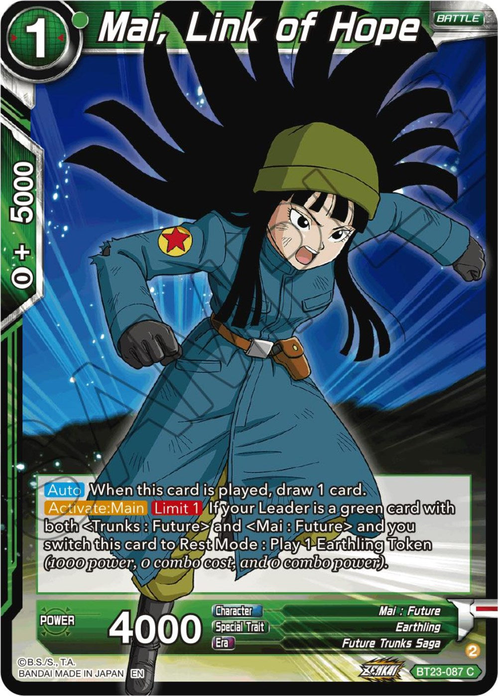 Mai, Link of Hope (BT23-087) [Perfect Combination] | Total Play