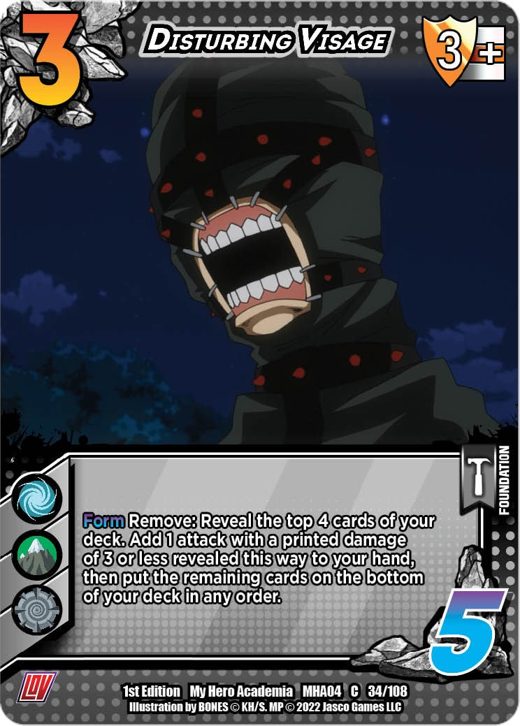 Disturbing Visage [League of Villains] | Total Play