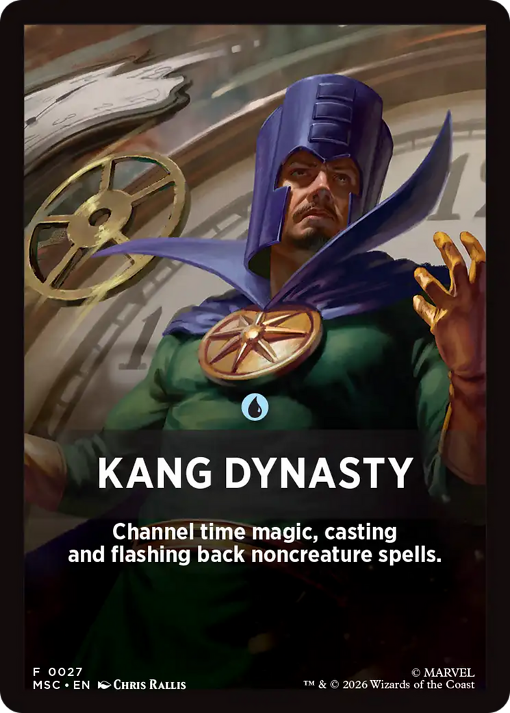 Kang Dynasty Theme Card [Marvel Super Heroes Commander] | Total Play