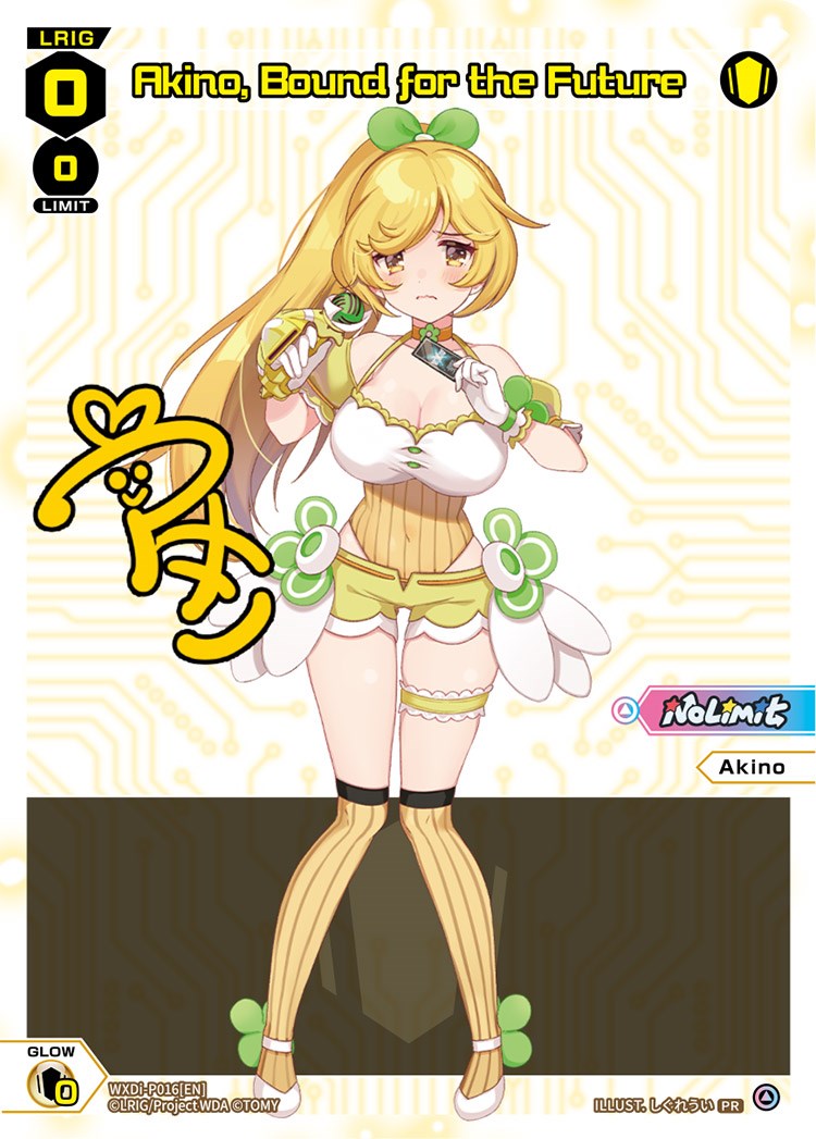 Akino, Bound for the Future (WXDi-P016) [Promo Cards] | Total Play