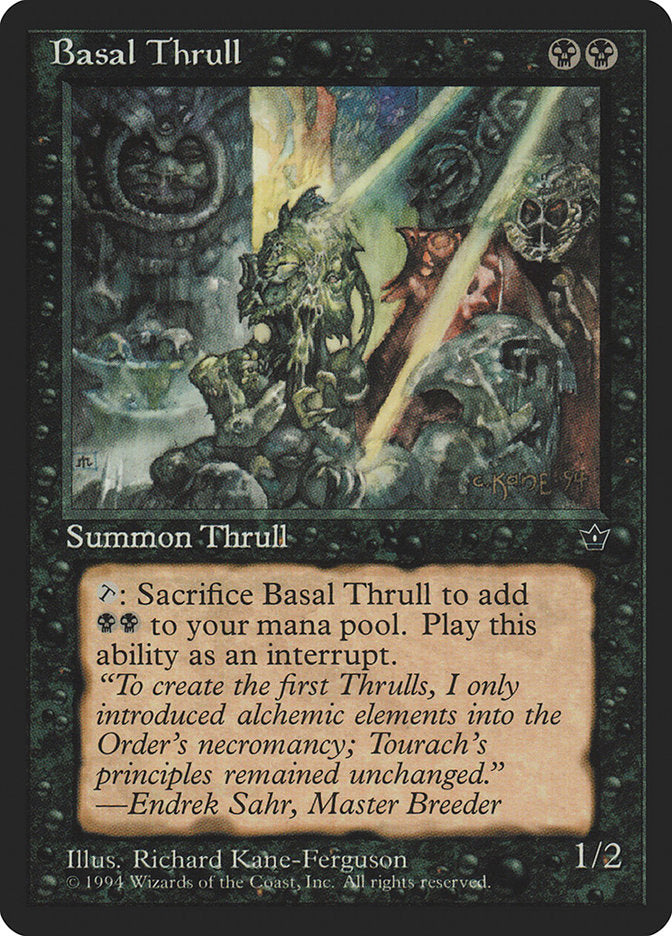 Basal Thrull (Richard Kane Ferguson) [Fallen Empires] | Total Play