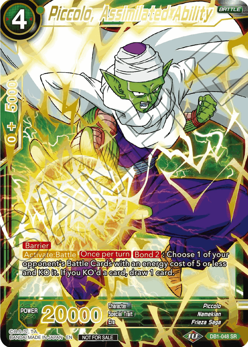 Piccolo, Assimilated Ability (Alt. Art Card Set 2023 Vol. 1) (DB1-048) [Tournament Promotion Cards] | Total Play