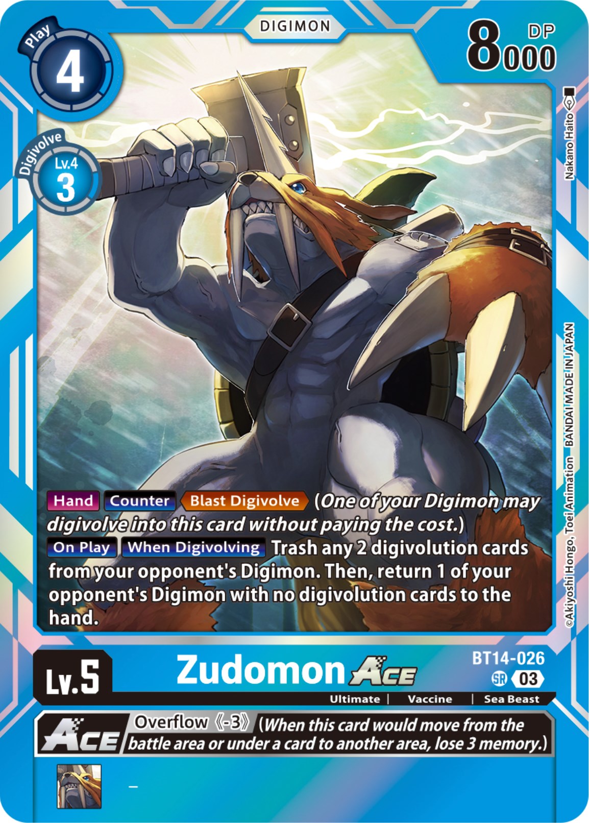 Zudomon Ace [BT14-026] [Blast Ace] | Total Play