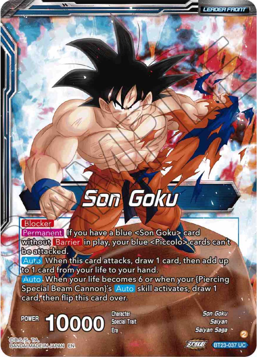 Son Goku // Son Goku & Piccolo, Rag-Tag Alliance (BT23-037) [Perfect Combination] | Total Play