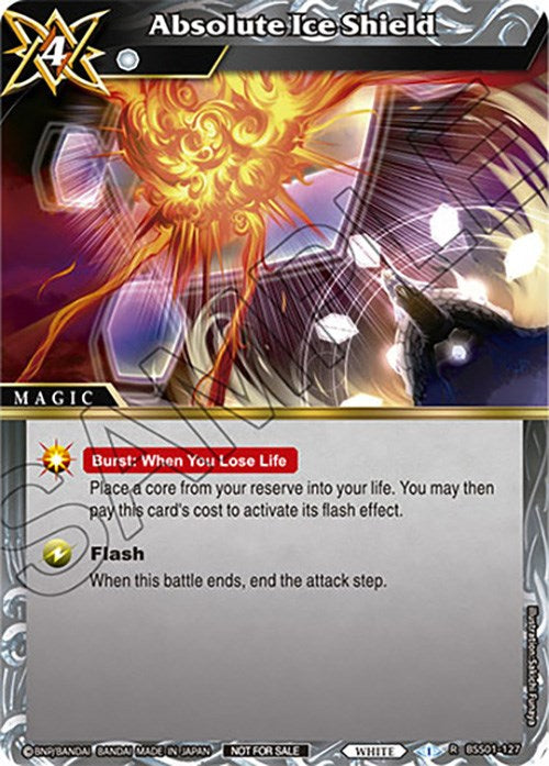 Absolute Ice Shield (Sealed Event Promotion Pack) (BSS01-127) [Battle Spirits Saga Promo Cards] | Total Play