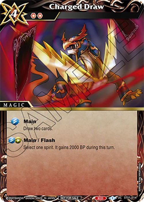 Charged Draw (Sealed Event Promotion Pack) (ST01-014) [Battle Spirits Saga Promo Cards] | Total Play