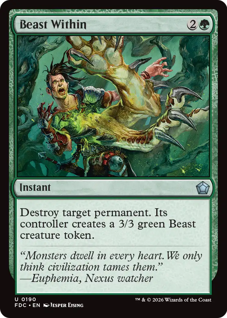 Beast Within [Foundations Commander] | Total Play