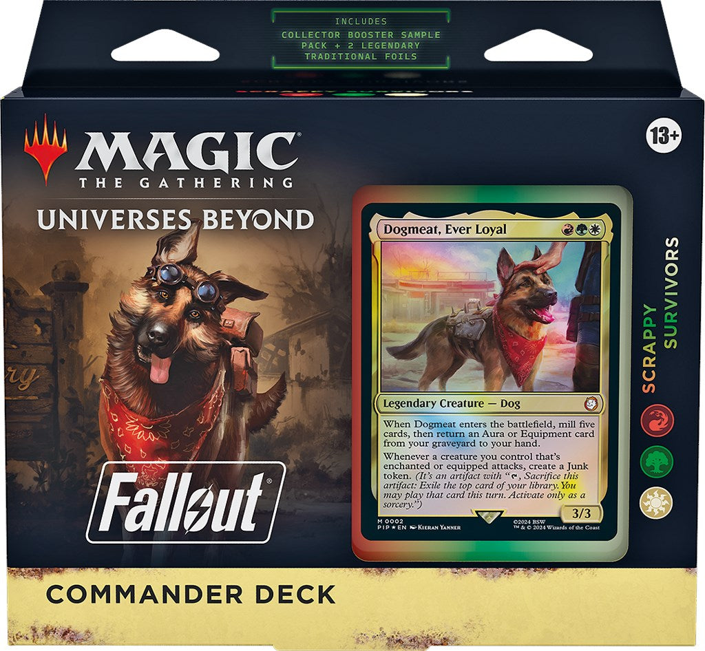 Fallout: Out of the Vault - Scrappy Survivors Commander Deck | Total Play