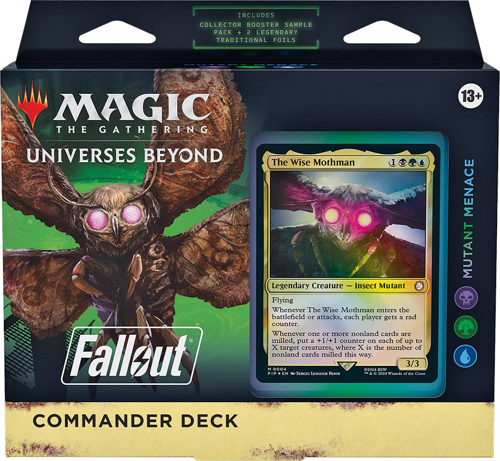Fallout: Out of the Vault - Mutant Menace Commander Deck | Total Play