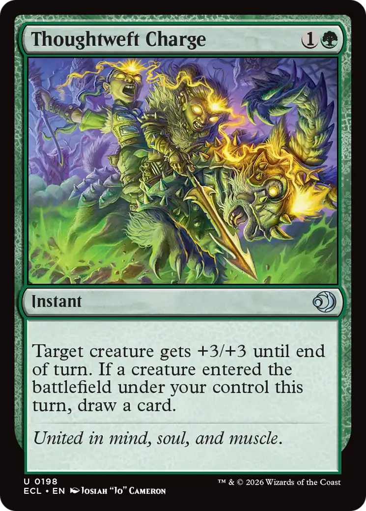 Thoughtweft Charge [Lorwyn Eclipsed] | Total Play