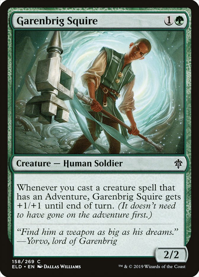 Garenbrig Squire [Throne of Eldraine] | Total Play