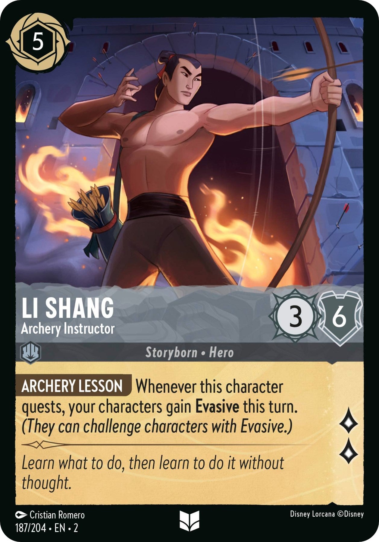 Li Shang - Archery Instructor (187/204) [Rise of the Floodborn] | Total Play