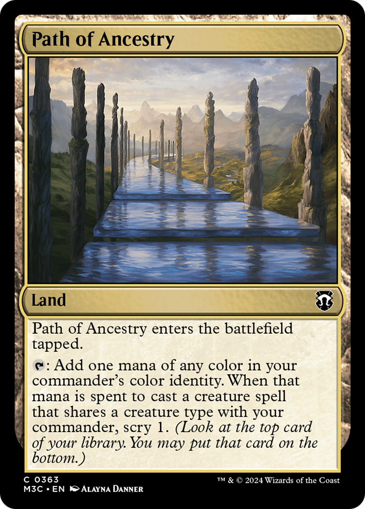 Path of Ancestry (Ripple Foil) [Modern Horizons 3 Commander] | Total Play