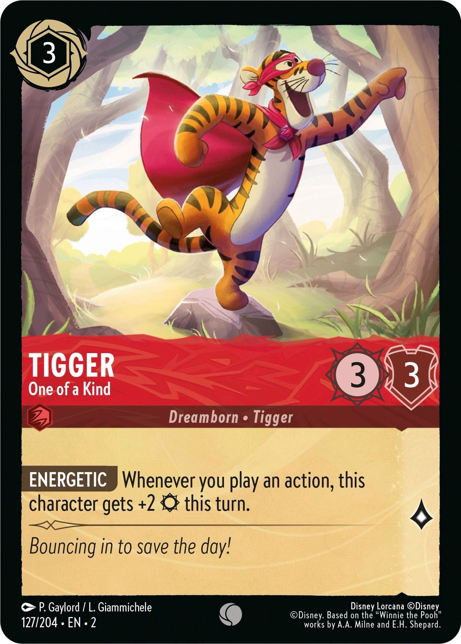 Tigger - One of a Kind (127/204) [Rise of the Floodborn] | Total Play