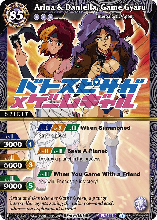 Arina & Daniella, Game Gyaru (GameGrump-001) [Battle Spirits Saga Promo Cards] | Total Play