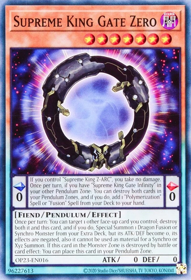Supreme King Gate Zero [OP23-EN016] Common | Total Play