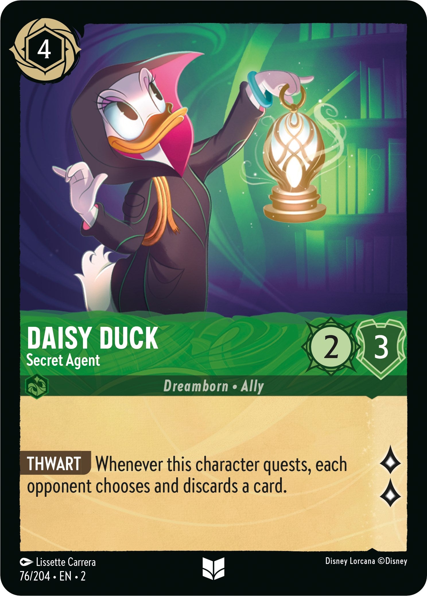 Daisy Duck - Secret Agent (76/204) [Rise of the Floodborn] | Total Play