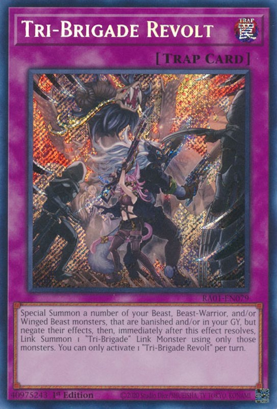 Tri-Brigade Revolt [RA01-EN079] Secret Rare | Total Play