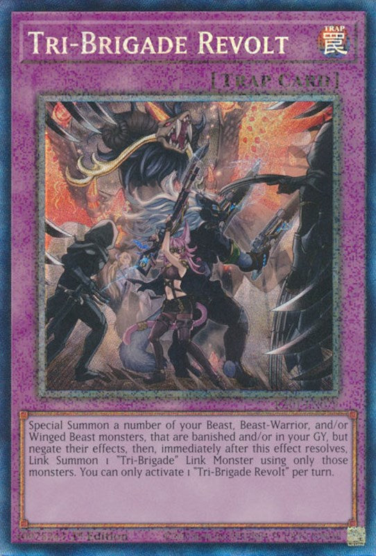 Tri-Brigade Revolt [RA01-EN079] Prismatic Collector's Rare | Total Play