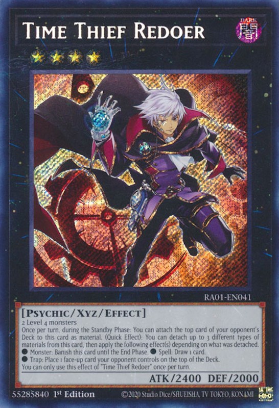 Time Thief Redoer [RA01-EN041] Secret Rare | Total Play