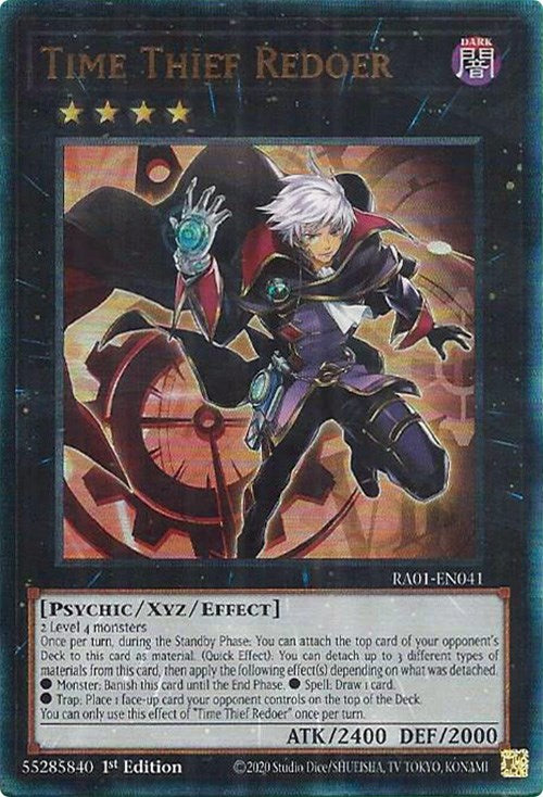 Time Thief Redoer [RA01-EN041] Prismatic Ultimate Rare | Total Play