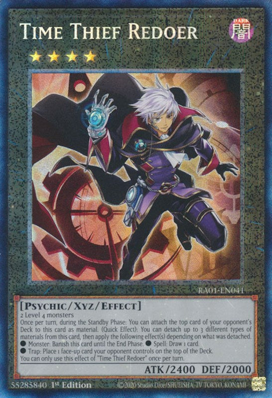 Time Thief Redoer [RA01-EN041] Prismatic Collector's Rare | Total Play