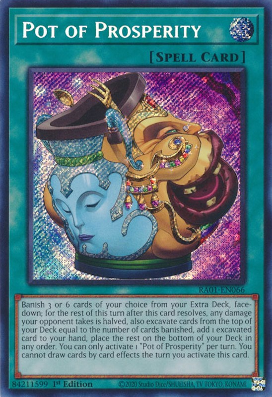 Pot of Prosperity [RA01-EN066] Secret Rare | Total Play