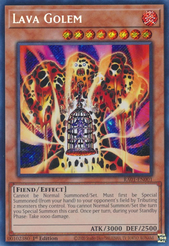 Lava Golem [RA01-EN001] Secret Rare | Total Play