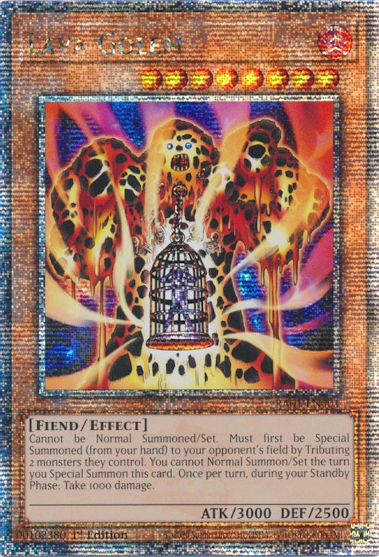 Lava Golem [RA01-EN001] Quarter Century Secret Rare | Total Play