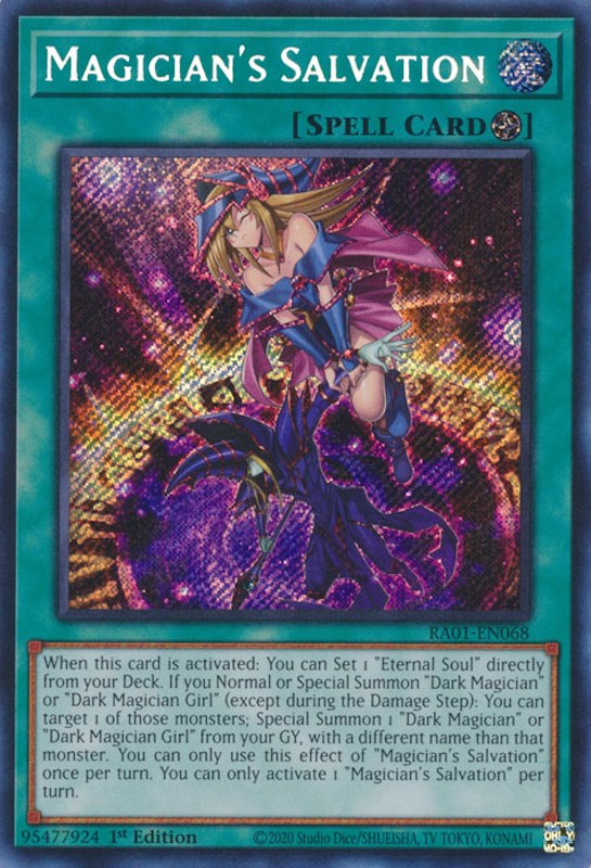 Magician's Salvation [RA01-EN068] Secret Rare | Total Play