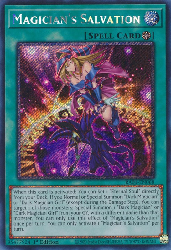 Magician's Salvation [RA01-EN068] Platinum Secret Rare | Total Play